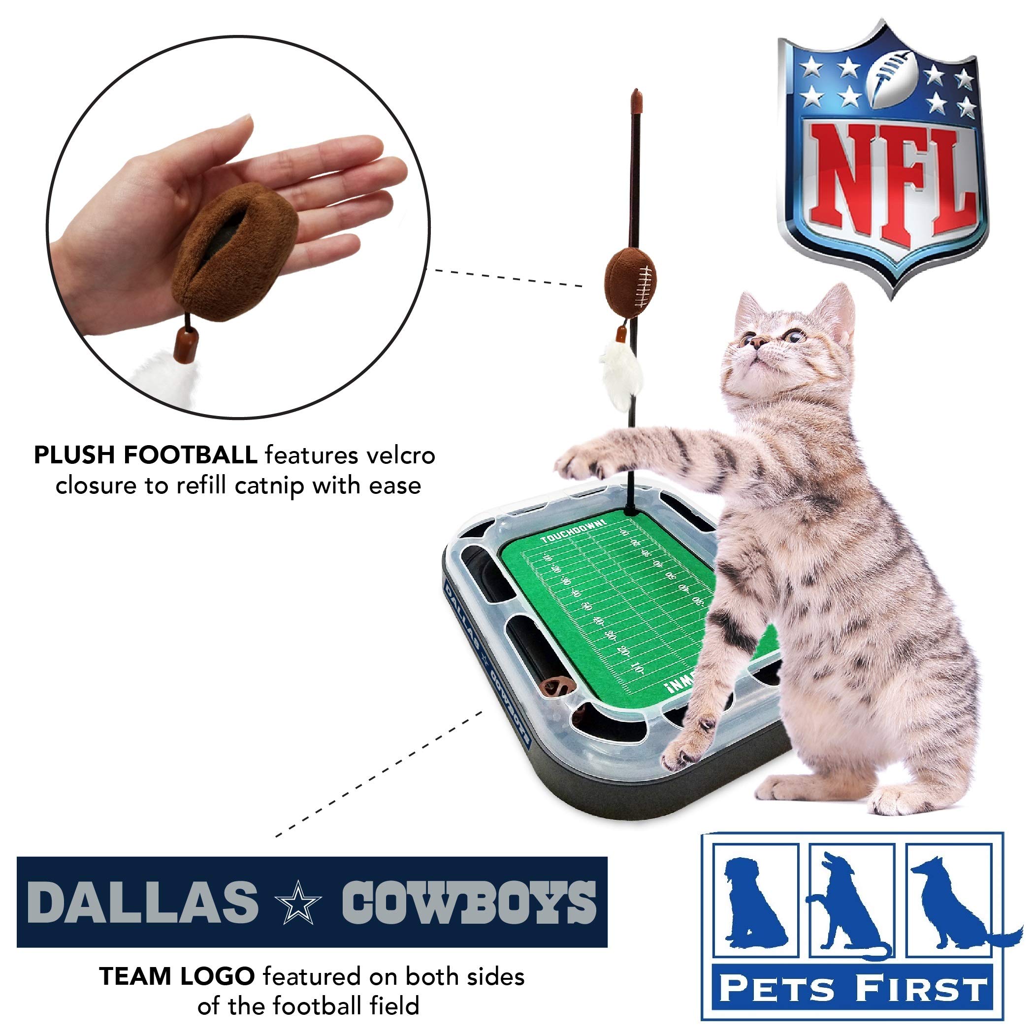 Amazon.com : Pets First Dallas Cowboys Football Field Cat